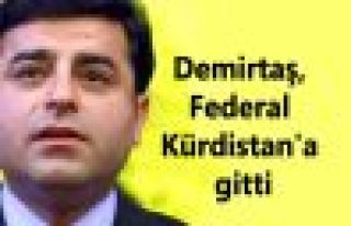 Demirtaş, Federal Kürdistan'a gitti