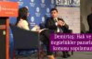 Demirtaş: Hak ve özgürlükler pazarlık konusu...