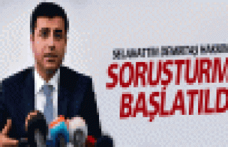 Demirtaş hakkında 'Sur çağrısı' nedeniyle soruşturma...