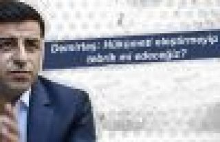 Demirtaş: Hükümeti eleştirmeyip tebrik mi edeceğiz?