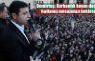 Demirtaş: Kurbanlık koyun değiliz, halkımız mesajımızı...