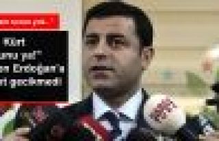 Demirtaş: Kürt Sorunu Yoksa Hükümet Bu Adımları...
