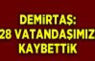 Demirtaş: Saldırıda 128 Kişi Hayatını Kaybetti