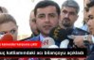 Demirtaş: Suruç Katliamında Ölü Sayısı 32'ye...