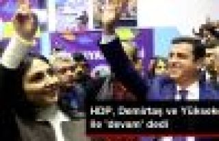 Demirtaş ve Yüksekdağ Yeniden Eş Genel Başkan...