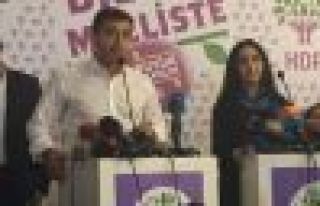 Demirtaş'tan ilk açıklama: 'Türkiye HDP, HDP Türkiye'dir'