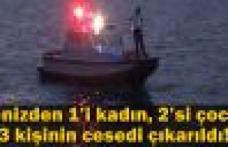 Denizden 2 çocuk 1 kadın cesedi çıktı