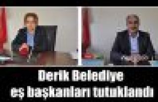 Derik Belediye eş başkanları tutuklandı