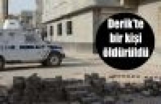 Derik'te bir kişi öldürüldü