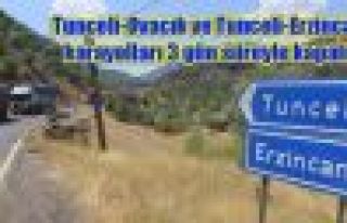 Dersim-Pülümür, Dersim-Ovacık yolları 3 gün...