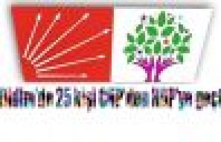 Didim'de 25 kişi CHP'den HDP'ye geçti