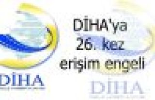 DİHA'ya 26. kez erişim engeli