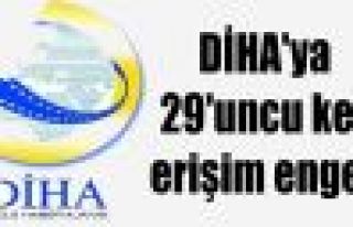 DİHA'ya 29'uncu kez erişim engeli