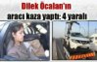 Dilek Öcalan'ın aracı kaza yaptı: 4 yaralı