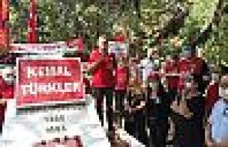 DİSK Kurucusu Kemal Türkler mezarı başında anıldı...