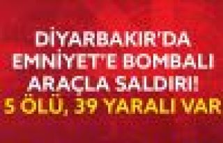 Diyarbakır'da bombalı araçla saldırı: 5 ölü,...