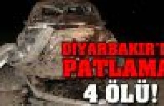 Diyarbakır’da patlama: 4 ölü