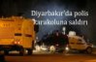Diyarbakır'da polis karakoluna saldırı