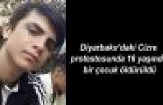 Diyarbakır'daki Cizre protestosunda 16 yaşında...