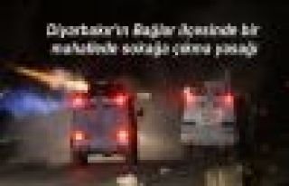 Diyarbakır'ın Bağlar ilçesinde bir mahallede sokağa...