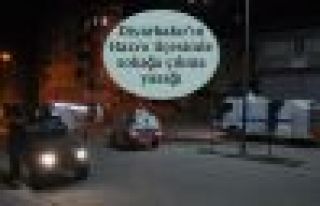 Diyarbakır'ın Hazro ilçesinde sokağa çıkma yasağı