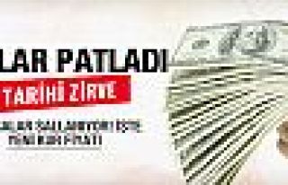 Dolar tarihin en yüksek seviyesine çıktı