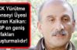 Duran Kalkan: 'HDP en geniş ittifakları oluşturmalıdır'