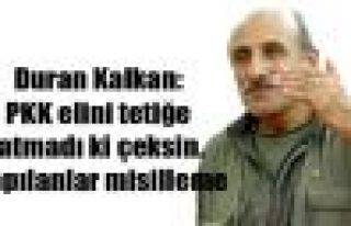 Duran Kalkan: PKK elini tetiğe atmadı, yapılanlar...