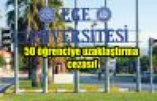 Ege Üniversitesi’nde 50 öğrenciye uzaklaştırma...