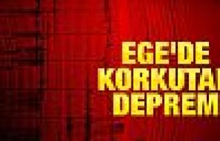 Ege'de 5.5 büyüklüğünde deprem!