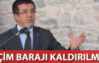 Ekonomi Bakanı Nihat Zeybekci: 'Seçim barajı kaldırılmalı'