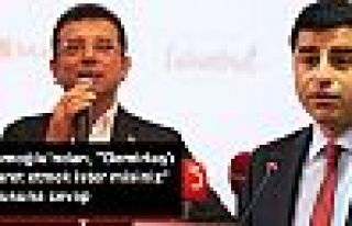 Ekrem İmamoğlu: Selahattin Demirtaş'ı ziyaret...