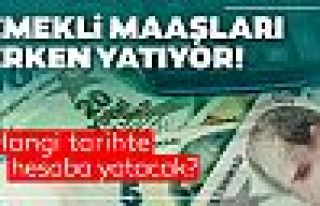 Emekli aylıkları için erken ödeme kararı