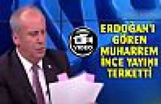 Erdoğan için konuşması kesilen Muharrem İnce...