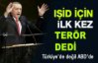 Erdoğan IŞİD için ilk kez 'Terör' dedi