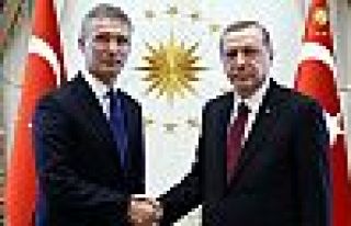 Erdoğan, NATO Genel Sekreteri Jens Stoltenberg'le...