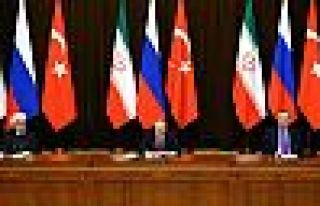 Erdoğan, Putin ve Ruhani ortak bildiri hazırladı