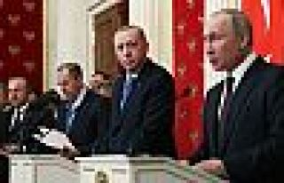Erdoğan ve Putin, İdlib'i görüştü