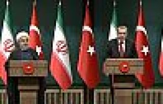 Erdoğan ve Ruhani ortak basın toplantısı düzenledi