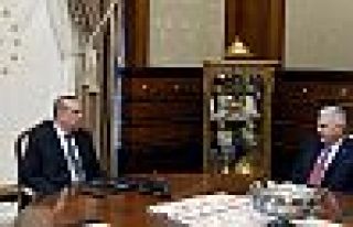 Erdoğan - Yıldırım görüşmesi sona erdi 