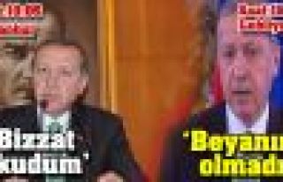 Erdoğan'dan 5 saat arayla 2 farklı açıklama