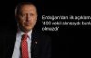 Erdoğan'dan ilk açıklama: '400 vekil alınsaydı...