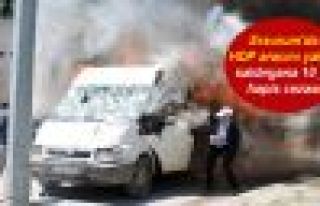 Erzurum'da HDP aracını yakan saldırgana 10 yıl...