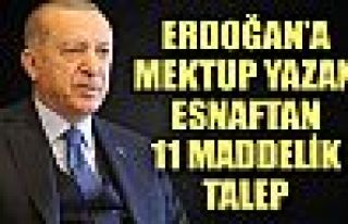 Esnaftan Cumhurbaşkanı Erdoğan'a 11 talep