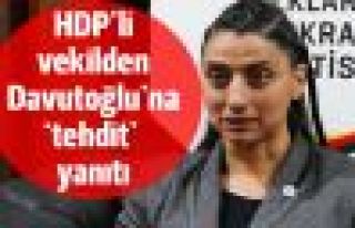 Feleknas Uca'dan Davutoğlu'na 'tehdit' yanıtı