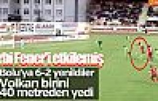 Fenerbahçe, Boluspor'a 6-2 yenildi