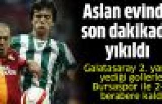 Galatasaray: 2 - Bursaspor: 2
