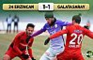 24 Erzincanspor - Galatasaray: 1-1