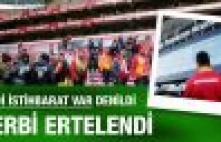 Galatasaray Fenerbahçe derbi maçı ertelendi!