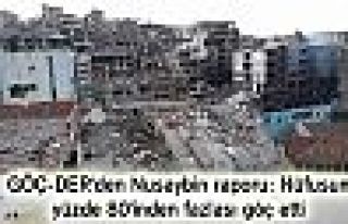 GÖÇ-DER'den Nusaybin raporu: Nüfusun yüzde 80'inden...